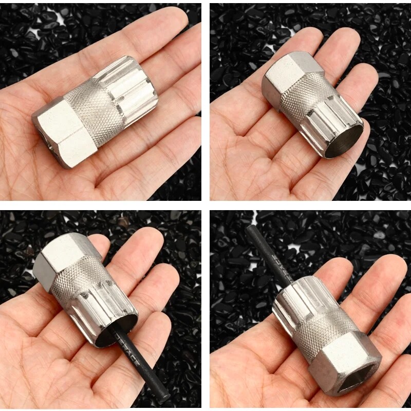 RIDERACE dviračio kasetės užrakto nuėmimo įrankis, skirtas Shimano SRAM SunRace smagračio žvaigždutės nuėmimo priemonėms kelių MTB dviračių remontui