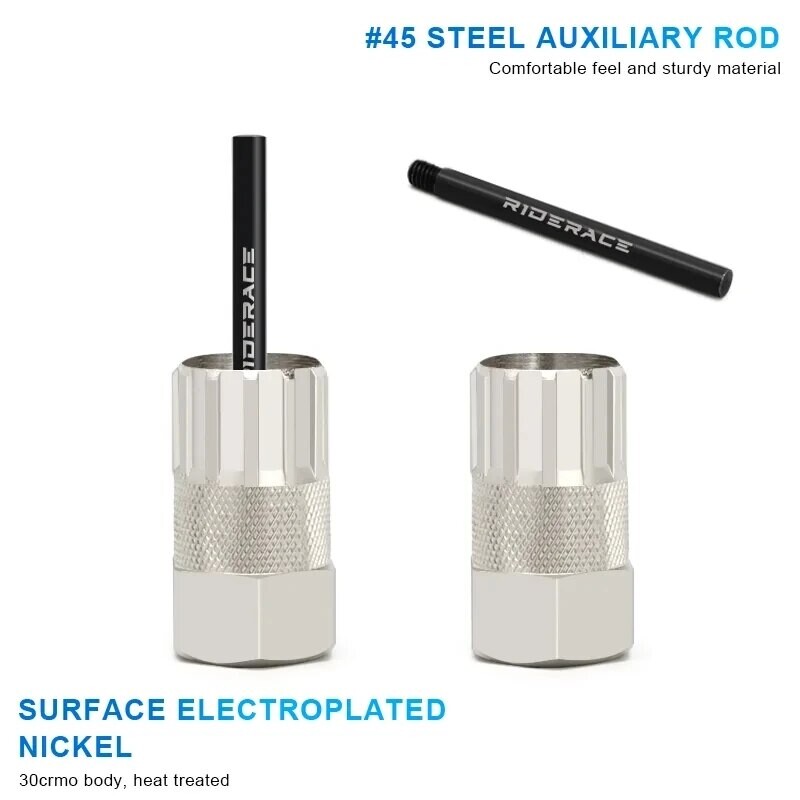 RIDERACE dviračio kasetės užrakto nuėmimo įrankis, skirtas Shimano SRAM SunRace smagračio žvaigždutės nuėmimo priemonėms kelių MTB dviračių remontui