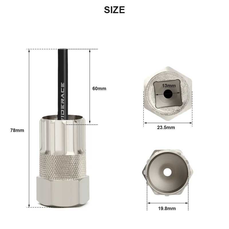 RIDERACE dviračio kasetės užrakto nuėmimo įrankis, skirtas Shimano SRAM SunRace smagračio žvaigždutės nuėmimo priemonėms kelių MTB dviračių remontui