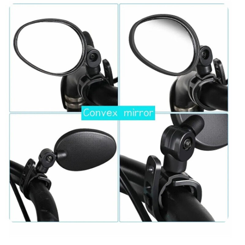 1/2 komada biciklističkih retrovizora, 360 stupnjeva podesivih rotirajućih upravljača, širokokutnih biciklističkih retrovizora, biciklističkih retrovizora