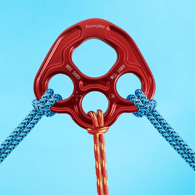 4 дупки Paw Rigging Plate Преносима олекотена система за такелаж Heavy Duty Rock