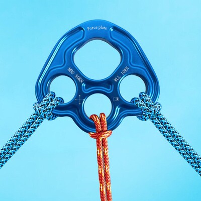 4 дупки Paw Rigging Plate Преносима олекотена система за такелаж Heavy Duty Rock