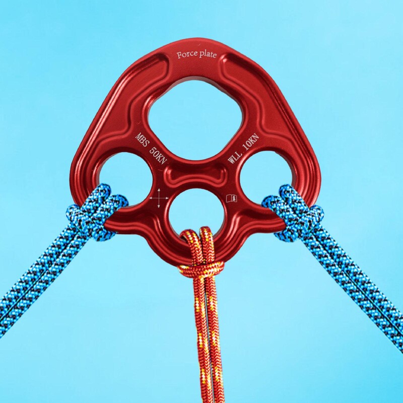4 дупки Paw Rigging Plate Преносима олекотена система за такелаж Heavy Duty Rock