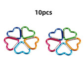 Раница Ключодържател Мултифункционален Универсален Удобен Стилен Издръжлив инструмент за открито Оборудване за къмпинг Карабинер във формата на сърце