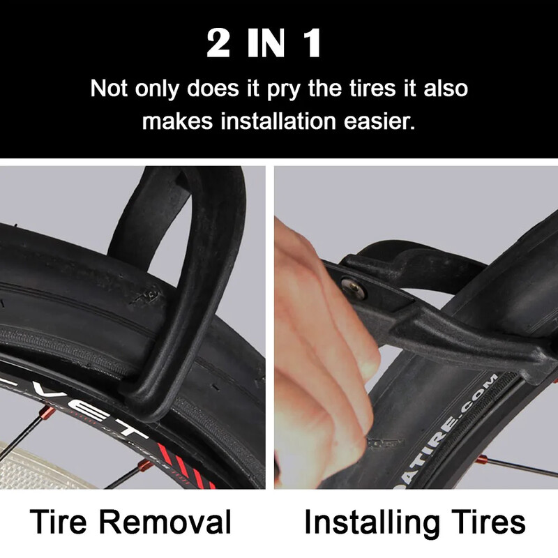 Velosipēda instrumenta riepas rokas instalācijas noņemšanas skava sarežģītai velosipēda riepai.