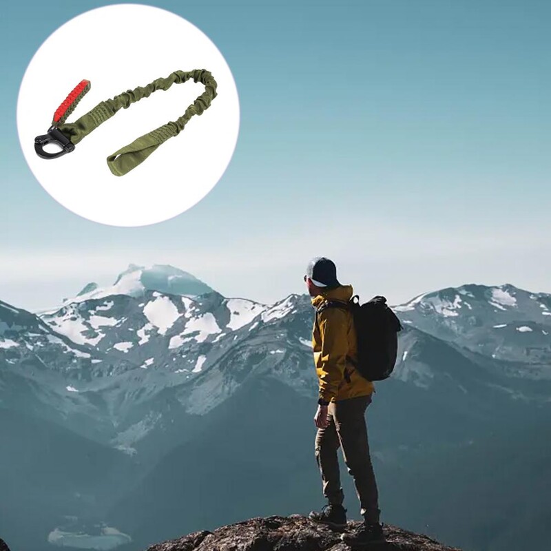 Āra drošības virve Pārnēsājams augstas stiprības stabils, nedeformējams izdzīvošanai neilona aušanas kāpšanas drošības virves kāpšanas aprīkojums