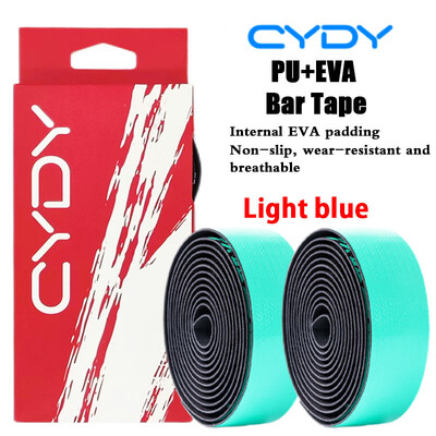 CYDY velosipēda stūres siksna MTB šosejas velosipēda roktura lente neslīdoša PU EVA lente Rokas stieņa aizsargapvalks Riteņbraukšanas piederumi 1 pāris