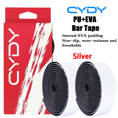 CYDY velosipēda stūres siksna MTB šosejas velosipēda roktura lente neslīdoša PU EVA lente Rokas stieņa aizsargapvalks Riteņbraukšanas piederumi 1 pāris