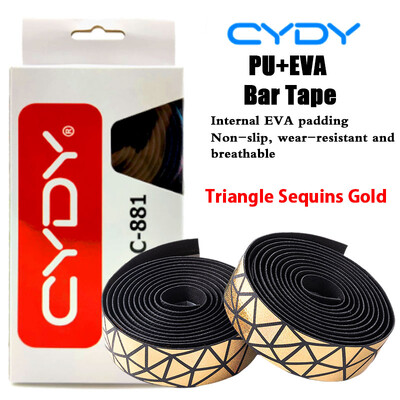 CYDY velosipēda stūres siksna MTB šosejas velosipēda roktura lente neslīdoša PU EVA lente Rokas stieņa aizsargapvalks Riteņbraukšanas piederumi 1 pāris