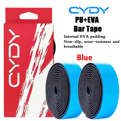 CYDY velosipēda stūres siksna MTB šosejas velosipēda roktura lente neslīdoša PU EVA lente Rokas stieņa aizsargapvalks Riteņbraukšanas piederumi 1 pāris
