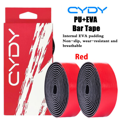 CYDY velosipēda stūres siksna MTB šosejas velosipēda roktura lente neslīdoša PU EVA lente Rokas stieņa aizsargapvalks Riteņbraukšanas piederumi 1 pāris