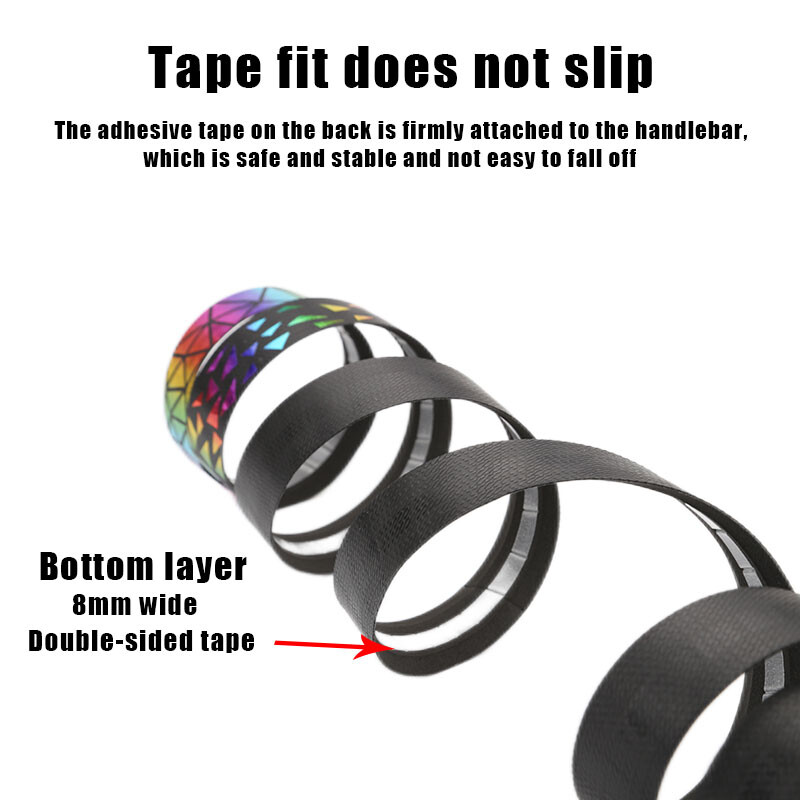CYDY velosipēda stūres siksna MTB šosejas velosipēda roktura lente neslīdoša PU EVA lente Rokas stieņa aizsargapvalks Riteņbraukšanas piederumi 1 pāris