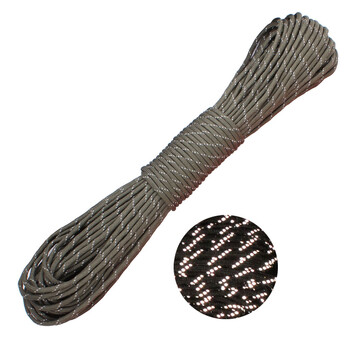 GEGEDA Reflective Paracord 550lb 7 Strand Survival 7strand 100FT Climbing Camping Survival 550 paracord