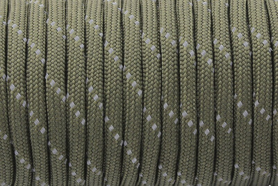 GEGEDA Reflective Paracord 550lb 7 Strand Survival 7 Strand 100FT Alpining Camping Survival 550 Paracord