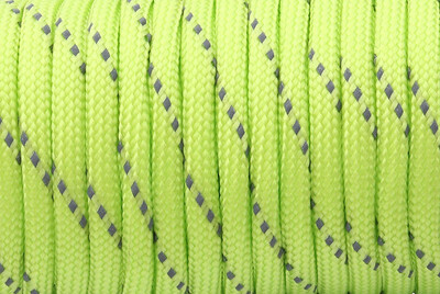 GEGEDA Reflective Paracord 550lb 7 Strand Survival 7 Strand 100FT Alpining Camping Survival 550 Paracord