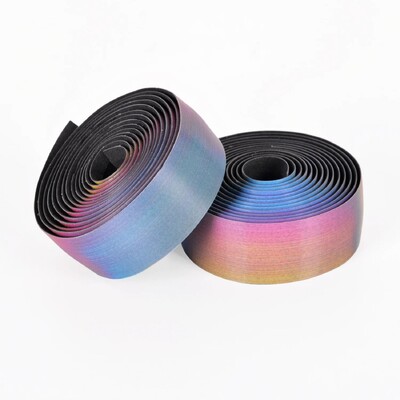 TRIFOX šosejas velosipēda stūres lente Ērta pretslīdes PU triecienu absorbējoša stūres aptinuma lente ar stūres gala spraudni