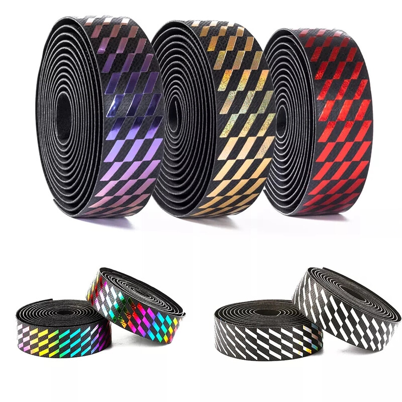 2024 JAUNĀ RYET Road Bike Stūres lentes EVA PU Izturīgas Triecienizturīgas Bartape Velosipēda EVA/ PU Lentes Piederumi Velosipēdu rokturi