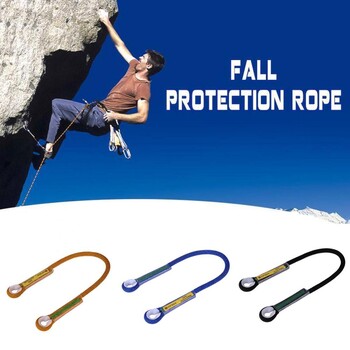 22KN 10,5mm αναρριχητικό κορδόνι βράχου Anti-Fall Static Rope Outdoor Rescue Rope Protective Eye-to-eye Sling Ορειβατικό Εξοπλισμός