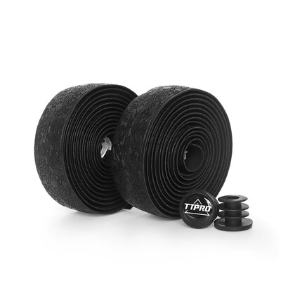 TTPRO traka za upravljač bicikla Snježni ispis EVA PU traka za šipke Meka biciklistička prigušnica s utikačem od 2 šipke Cestovni bicikl Protuklizne trake za amortizere