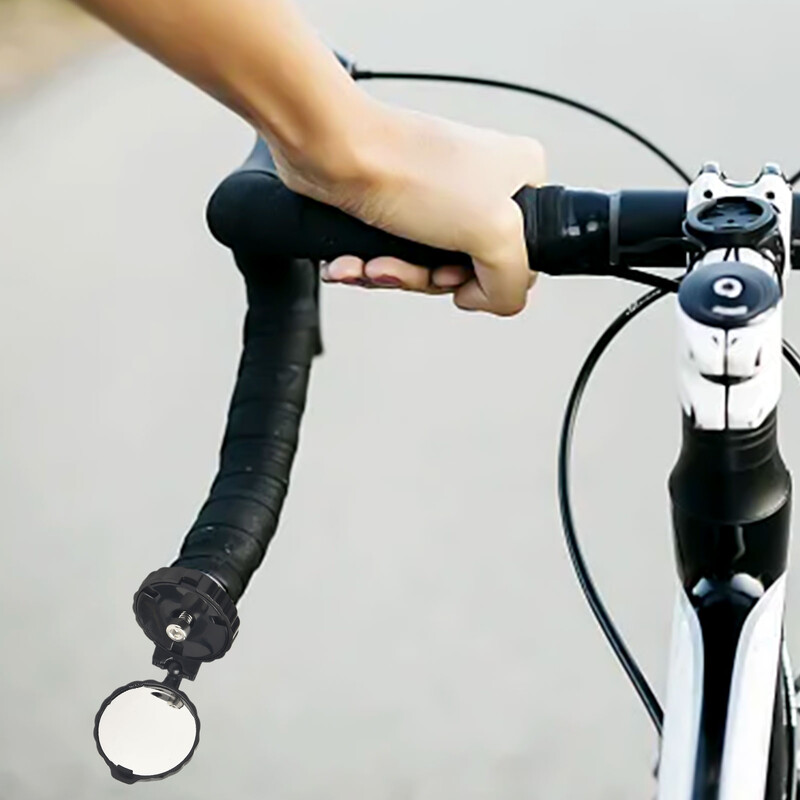 1gab mazs, grozāms salokāms MTB velosipēda spogulis velosipēda stūres atpakaļskata spoguļa roktura spraudņa atstarotājs, īpaši riteņbraukšanas piederumi