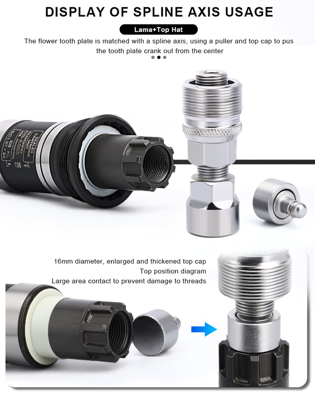 RIDERACE velosipēda kloķa nosūcēja noņēmējs MTB kalnu velosipēda kloķa rokas noņemšanas rīks šosejas riteņbraukšanas kloķa komplekta remonta instrumenti