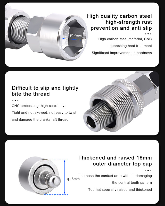 RIDERACE velosipēda kloķa nosūcēja noņēmējs MTB kalnu velosipēda kloķa rokas noņemšanas rīks šosejas riteņbraukšanas kloķa komplekta remonta instrumenti