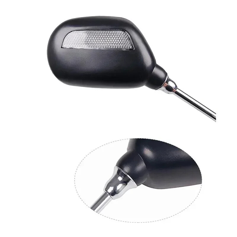 Velosipēds kalnu velosipēds 360 grādos regulējams leņķis atpakaļskata stikla spoguļi āra braukšanas drošība motocikla drošības atpakaļgaitas spogulis