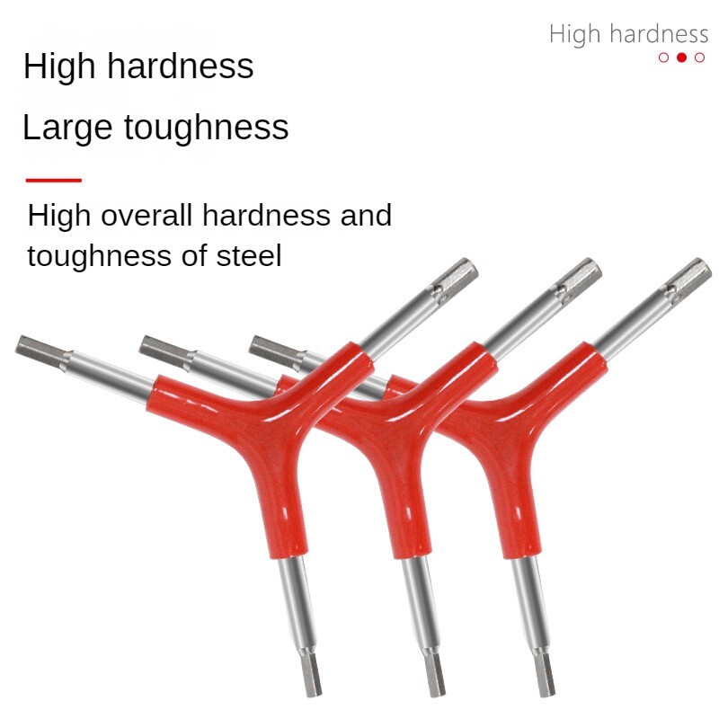 Y-veida 3 virzienu sešstūra uzgriežņu atslēga iekšējais sešstūra uzgriežņu atslēga 4/5/6 mm āra kempinga riteņbraukšanai kalnu velosipēda velosipēda apkopes remonta rīks