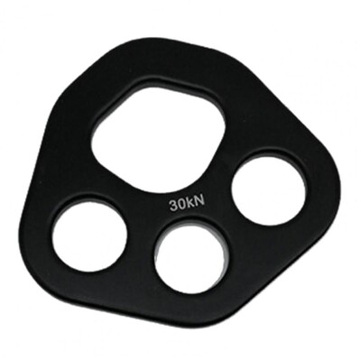 Ploča za snabdijevanje s 4 rupe, 30KN ploča za silu od aluminijske legure, planinarska ekspanzijska užeta, razdjelnik, pribor za penjanje