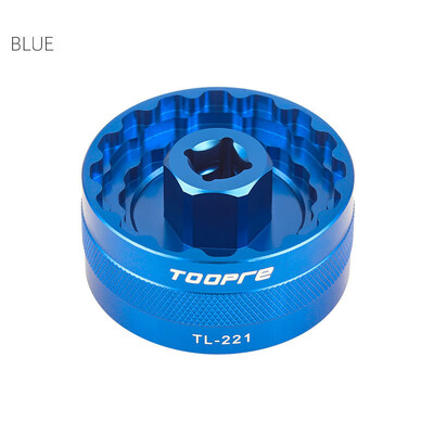 TOOPRE Велосипед с петпосочна втулка на централния вал Планински велосипед от една част с резба BB Централен вал Инструмент за отстраняване и инсталиране