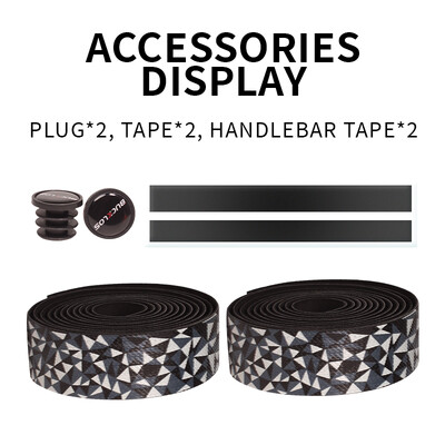 BUCKLOS Silikona ātruma stūres lente Ērta šosejas velosipēda stūres lente Neslīdoša nolaižamā stieņa aptinums Mīksta grants velosipēda siksna