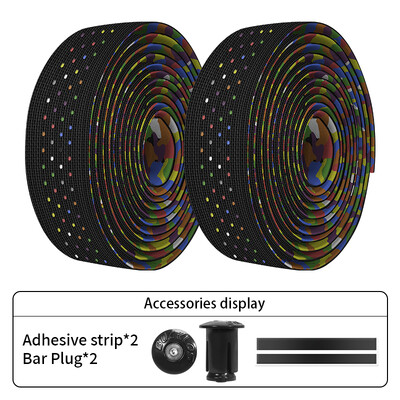 BUCKLOS Silikona ātruma stūres lente Ērta šosejas velosipēda stūres lente Neslīdoša nolaižamā stieņa aptinums Mīksta grants velosipēda siksna