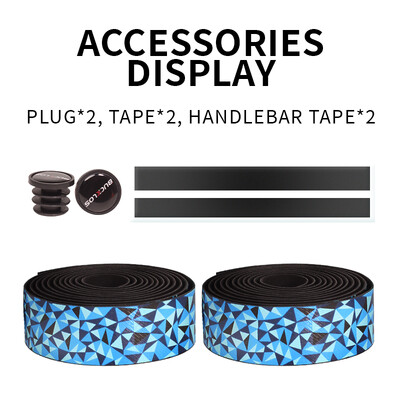BUCKLOS Silikona ātruma stūres lente Ērta šosejas velosipēda stūres lente Neslīdoša nolaižamā stieņa aptinums Mīksta grants velosipēda siksna