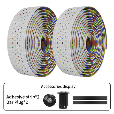 BUCKLOS Silikona ātruma stūres lente Ērta šosejas velosipēda stūres lente Neslīdoša nolaižamā stieņa aptinums Mīksta grants velosipēda siksna