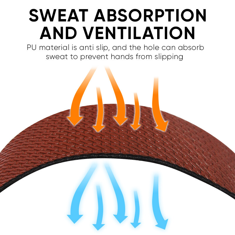 BUCKLOS velosipēda stūres lente PU+EVA šosejas velosipēda lente pretslīdes ātruma stūres lente, izturīga sacīkšu velosipēda nolaižamā stieņa siksna