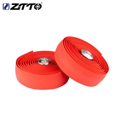 ZTTO 2PCS šosejas velosipēdu stūres lentes riteņbraukšanai Eva rokturis korķis pretslīdēšanas un triecienu absorbcijas aptinums velosipēda jostas lente