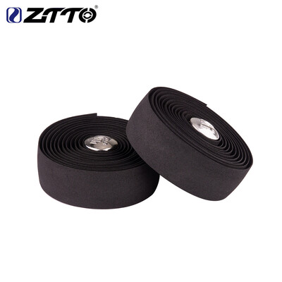 ZTTO 2PCS šosejas velosipēdu stūres lentes riteņbraukšanai Eva rokturis korķis pretslīdēšanas un triecienu absorbcijas aptinums velosipēda jostas lente