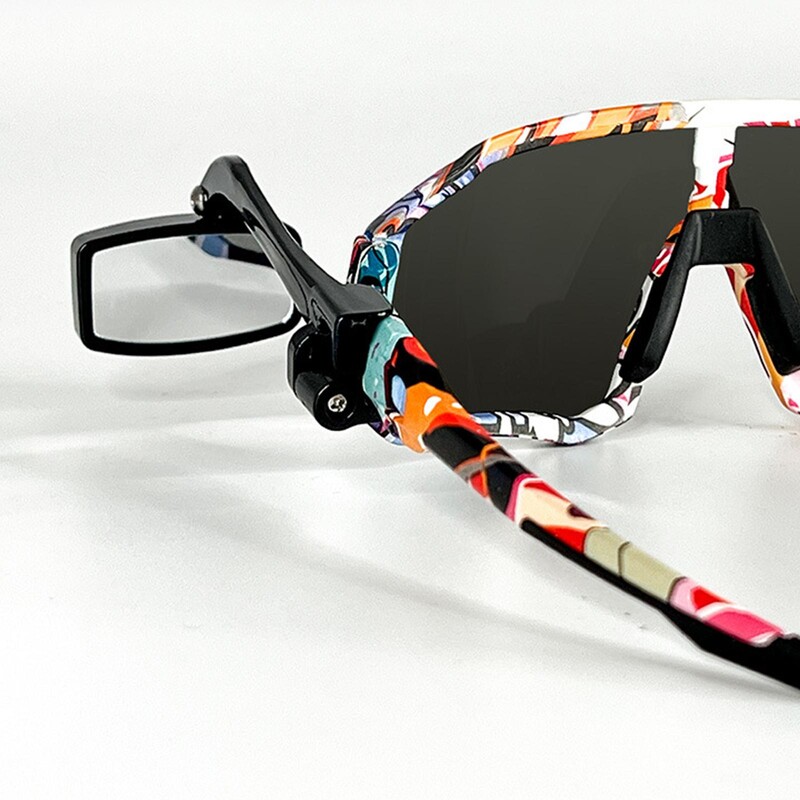 Velosipēds Velosipēds Riteņbraukšanas brilles Atpakaļskata spogulis 360 Atpakaļskats Regulējams Aizmugurējais skats Brilles Stiprinājuma ķivere Aizsargbrilles Aizmugurējais skats