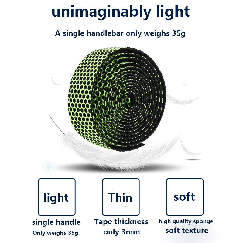 1Pair velosipēda stūres lentes ceļa velosipēda pretslīdes silikona EVA triecienu absorbcijas rokturis lentes riteņbraukšanas siksna velosipēda piederumi