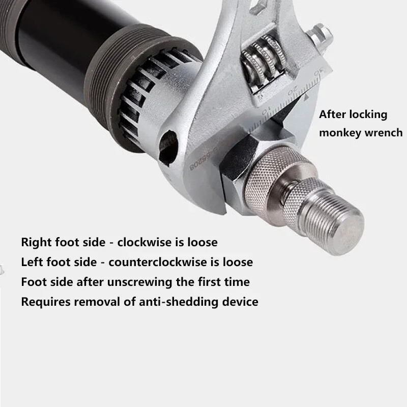 Velosipēda velosipēda apakšējā kronšteina noņemšanas uzmavas rīks kvadrātveida šķautņa ass BB pretkrituma palīgrīka noņemšanas rīks demontāžas remonta instrumenti