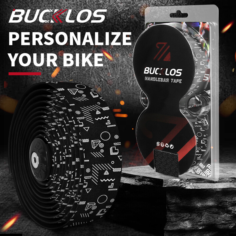 BUCKLOS šosejas riteņbraukšanas stūres lente pret slīdēšanu Ērtas velosipēdu stūres lentes Amortizējošas šosejas velosipēdu lentes Velosipēdu daļas