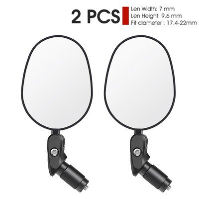Spätné zrkadlo na bicykel WEST BIKING, otočné o 360 stupňov, bezpečnostné, cyklistické, príslušenstvo pre riadidlá MTB bicyklov s rozmermi 18-25 mm