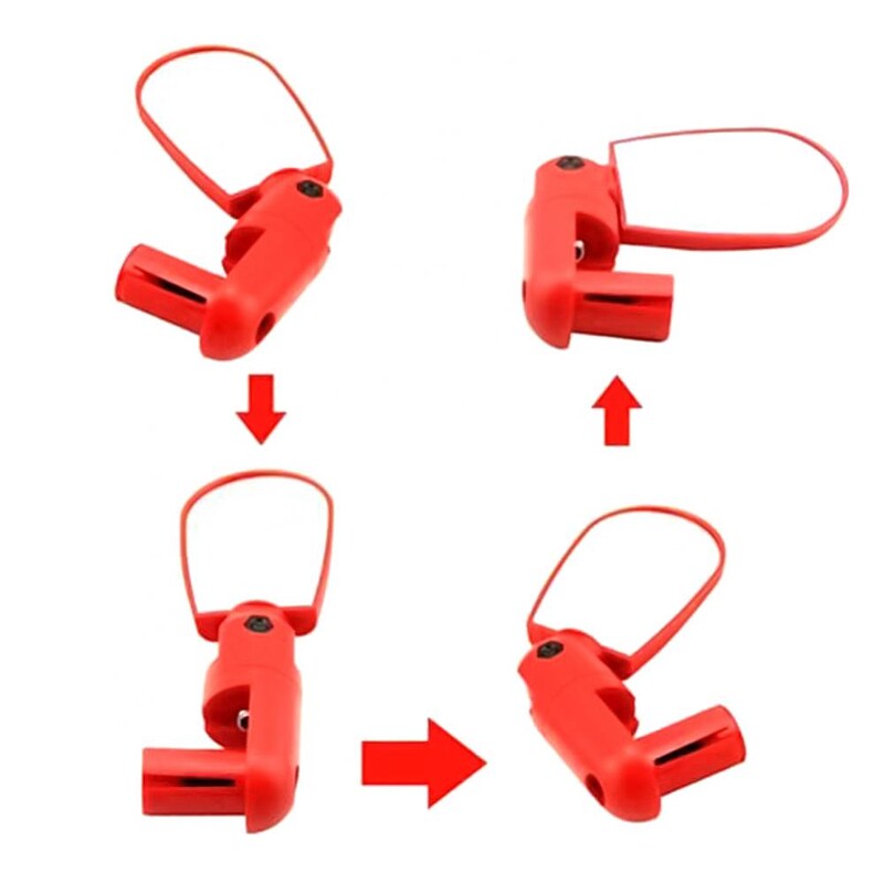 Velosipēda stūres spogulis Velosipēda stūres spogulis atpakaļskata spogulis regulējams 2 gab Velosipēda kalnu riteņbraukšanas stūres gala piederums