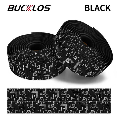 BUCKLOS Velosipēdu stūres lentes Riteņbraukšanas stieņa aptinumi EVA PU Velosipēdu lente Pretslīdes amortizācijas siksnas Ātruma izjādes Stūres lentes