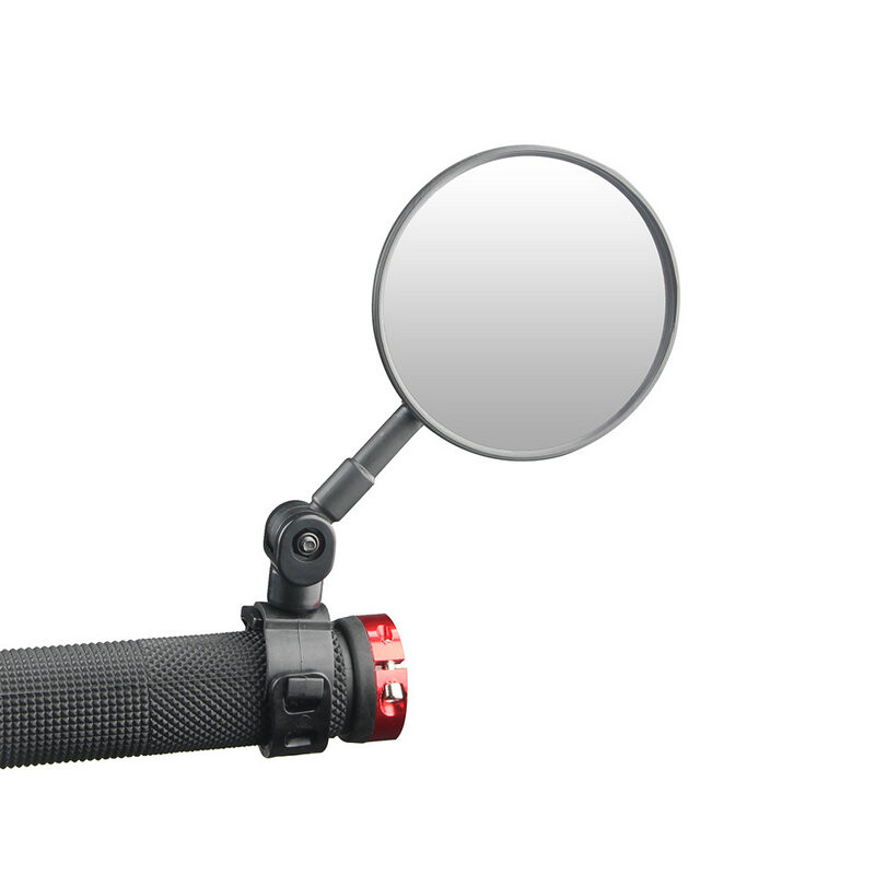 Velosipēda spogulis 360 grādu platleņķa izliekts spogulis Velosipēda spogulis kalnu velosipēda spogulis silikona rokturis