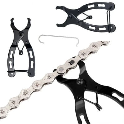 Mini lanț de biciclete Instrument cu legătură rapidă Clamp pentru lanț Instrumente de reparare Clești Mini Mountain Bike Demontare rapidă Clește de instalare Accesoriu pentru bicicletă