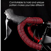 Velosipēdu stūres lentes Ceļu velosipēdu stūres lentes pretslīdēšanas ūdensizturīgs riteņbraukšanas stieņa aptinums šosejas velosipēdu piederumi