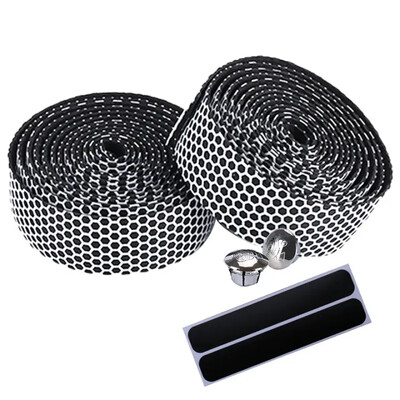 1 pāris šosejas velosipēda roktura lentes lente riteņbraukšanai, elpojoša stūres lentes siksna pret slīdēšanu roktura jostas gradienta RB stieņa aptinums