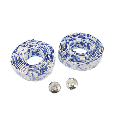 X Autohaux stūres roktura lentes aptinuma lentes dekors velosipēdam Dekoratīvā roktura lente velosipēda roktura josta ar stieņa vāciņu