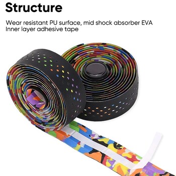 Лента за шосеен велосипед Race Handlebar Tapes Wrap Дишащ амортисьор Колоездене Speed Bicycle Handlebar Wrapper Велосипеден колан